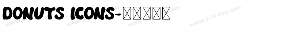 Donuts Icons字体转换